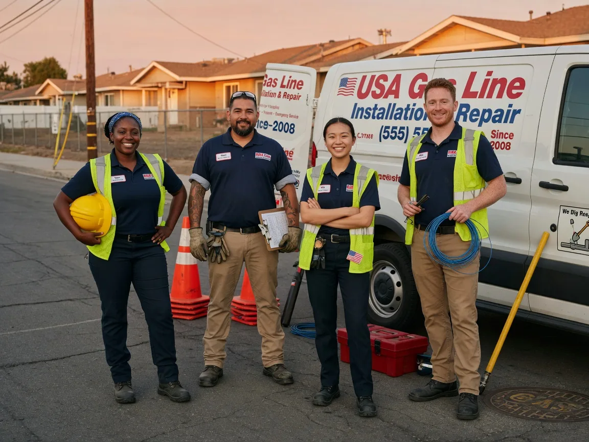 Gas Line Installation company in Wolflake, IN